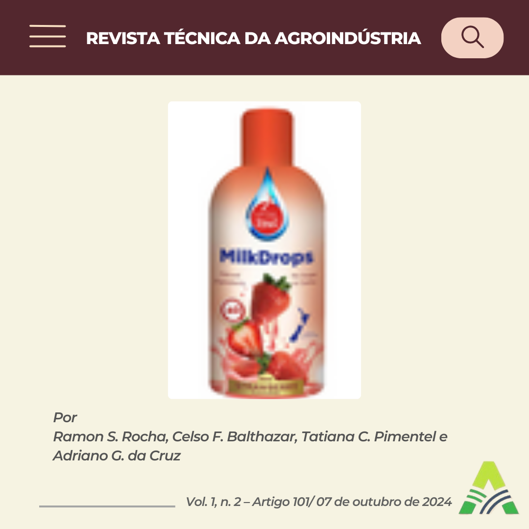 LEITE FLAVORIZADO: PROCESSAMENTO E INOVAÇÃO